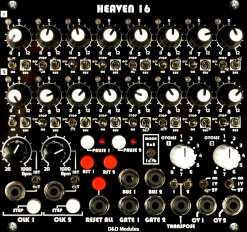 Eurorack Module Heaven 16 (Black Edition) from D&D Modules