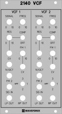 2140 Dual Voltage-Controlled Filter (VCF)