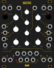 Dusty Clouds - MATHS Matte Black / Gold panel