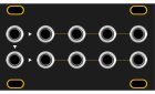 Dusty Clouds - Buff Mult 1U Matte Black / Gold panel