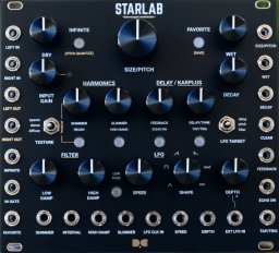 Dusty Clouds - STARLAB Matte Black / Gold panel