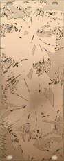 ASCII 10HP 3U Gold Blank Panel