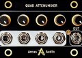 1U Quad Attenumixer