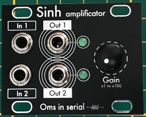 Eurorack Module Sinh 1U from Oms In Serial