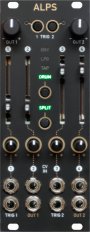 Eurorack Module ALPS 10HP Slider Version of Mutable Instruments PEAKS /// Black & Gold from Other/unknown
