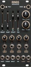 Eurorack Module RINGS 12HP /// Rangoon /// Black & Gold from Other/unknown