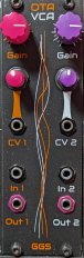 OTA (Operational Transconductance Amplifier) VCA (Voltage Controlled Amplifier)