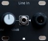 Line In 1U - Black Panel