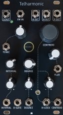 Eurorack Module Telharmonic - Black Panel from Mörk Modules