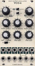 Eurorack Module VCO-6 Multi Output Oscillator (White) from Cwejman