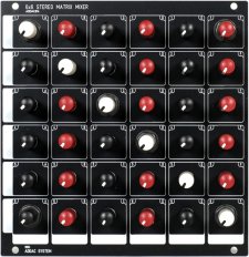 ADDAC814 6x6 Stereo Matrix Mixer - Controls