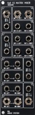 ADDAC814 6x6 Stereo Matrix Mixer - Jacks