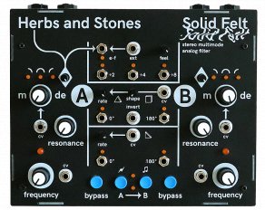 Herbs and Stones - Solid Felt