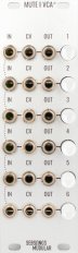 Eurorack Module MUTE || VCA x6 from Sebsongs Modular