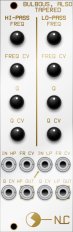 Eurorack Module Bulbous also Tapered VCF from Nonlinearcircuits
