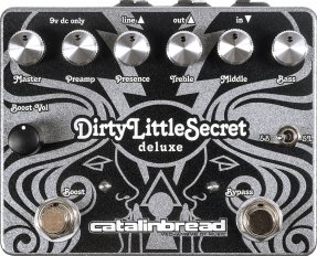 Pedals Module Dirty Little Secret Deluxe Amplifier Pedal from Catalinbread