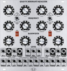 Eurorack Module Quad VC Resonant Equalizer from L-1