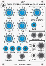 ES31 Stereo Panner Mixer